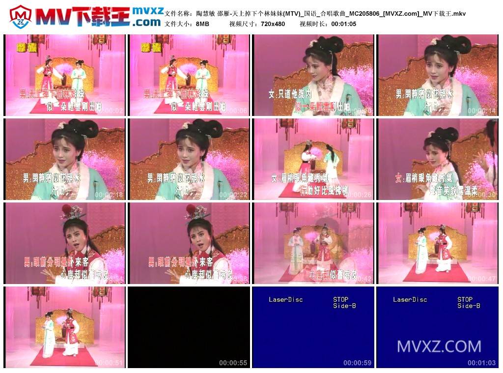 陶慧敏 邵雁-天上掉下个林妹妹(MTV)_国语_合唱歌曲_MC205806